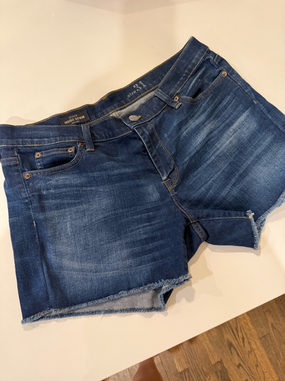 J. Crew Dark Blue Denim Jean Shorts